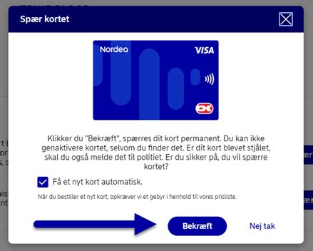 spær kort nordea|Oftest stillede spørgsmål til kort 